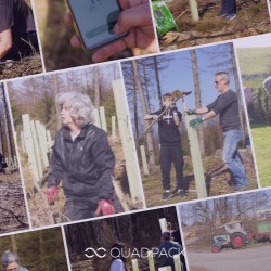 Taking care and giving back: helping a Quadpackers family forest